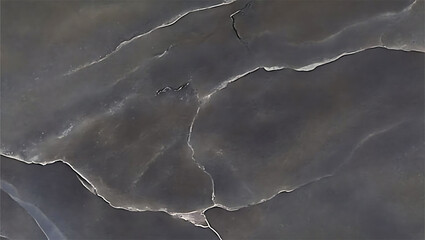 Dark gray abstract marble texture background with white veins