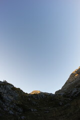 Hiking near vusanje, montenegro autumn