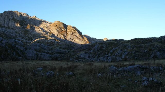 Hiking near vusanje, montenegro autumn