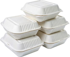 Stacked Takeout Boxes