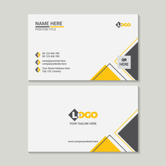 Fototapeta premium A Corporate Business Card Design Template 