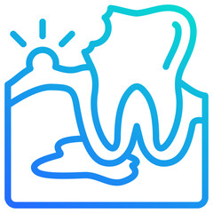Fototapeta premium Periodontal Icon