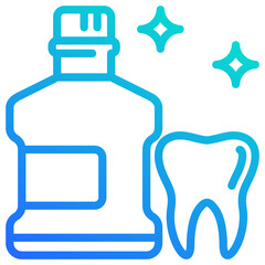 Obraz premium Mouthwash Icon