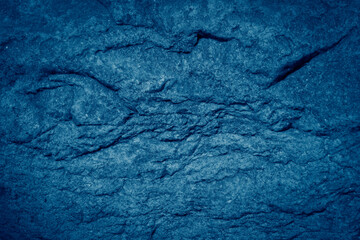 Blue stone surface texture. Rock texture in blue color.