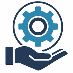 vector illustration of gear