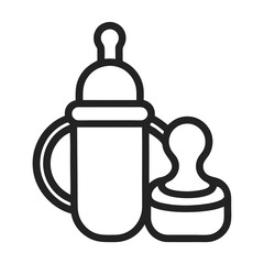 vector illustration of a bottle