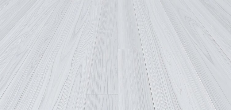 Sleek white laminate flooring with subtle grey wood grain texture, surface, laminate