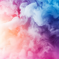 Fototapeta premium Colorful smokey background with a blue and pink swirl