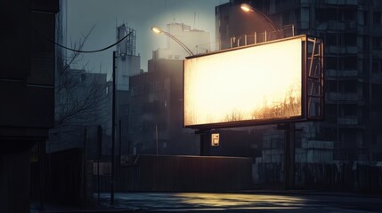 Street billboard mock-up.