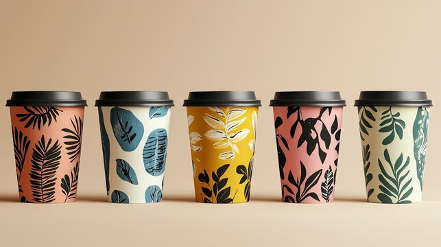 Free PSD mockup of takeaway coffee cup, perfect for brand design presentation and concept display