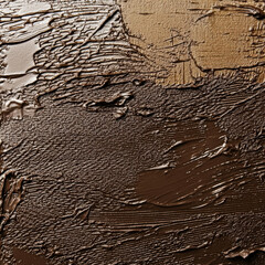 Brownish color with some kind of paint on it