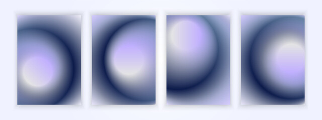 Soft purple and navy gradients swirl in smooth motion, creating a calm and modern abstract design.