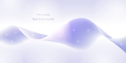 Soft pastel waves blend with glowing stars, creating a dreamy, futuristic abstract background.