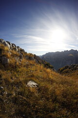 Hike in autumn, Accursed mountains, montenegro