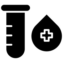 Obraz premium Glucose Test Icon