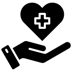 Obraz premium Health Support Icon