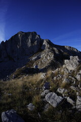 Obraz premium Sunriser on the ridge Accursed mountains