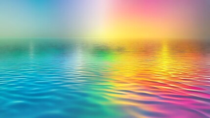 Fototapeta premium Colorful ocean sunrise reflection.