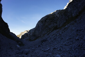 Grebaje valley, Accursed mountains in fall