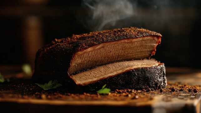 Smoked Brisket Brilliance Barked, Juicy, and Bold