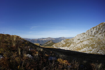 Accursed mountains in autumn, Montenegro