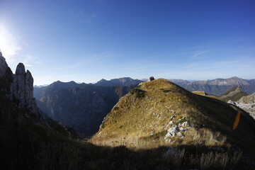 Accursed mountains in autumn, Montenegro