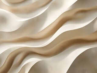 Obraz premium Flowing natural stone texture with smooth curves and organic patterns resembling carved rock formations, featuring subtle earthy tones and abstract wavy surface details.