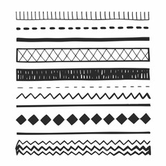 vector set of borders