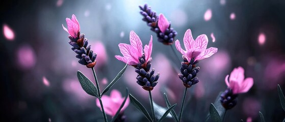 Lavender Flowers in Focus