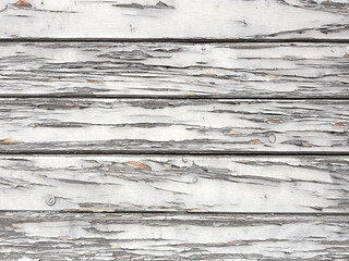 White planks wood. Horizontal boards texture background