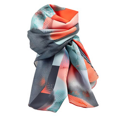 Modern Cooling Wrap with a Futuristic Digital Design Isolated on Transparent Background