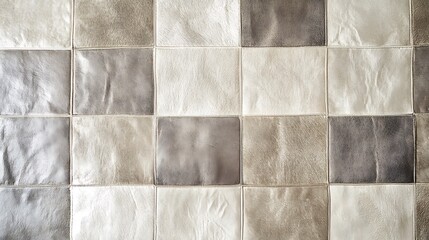 Fototapeta premium Leather Tile Floor Texture.