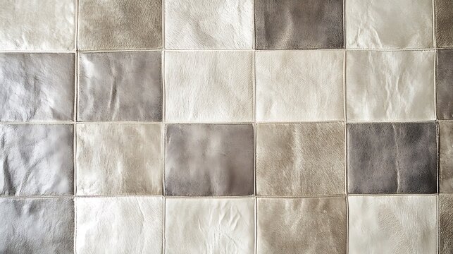 Leather Tile Floor Texture.