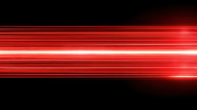 Fast Moving Red Light Streaks