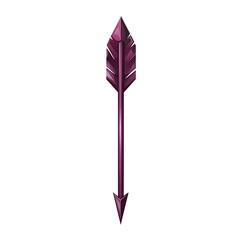 Contemporary Arrow with Clear Precise Vectors in De Isolated on Transparent Background