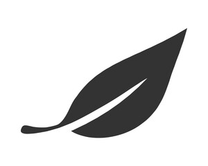 Elegant leaf illustration.  Minimalist design symbolizing nature, growth, and environmental awareness. Ideal for ecofriendly products, websites, and designs.