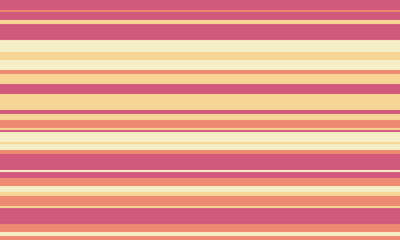 Horizontal pastel stripes in pink, peach, and cream create a cheerful, minimalist background perfect for websites, social media, or print projects.  Evokes feelings of warmth, serenity, and optimism.