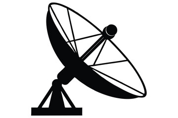 Satellite dish icon vector, satellite dish icon vector illustration graphic design