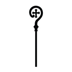 Crosier staff bishop religious symbol christianity faith