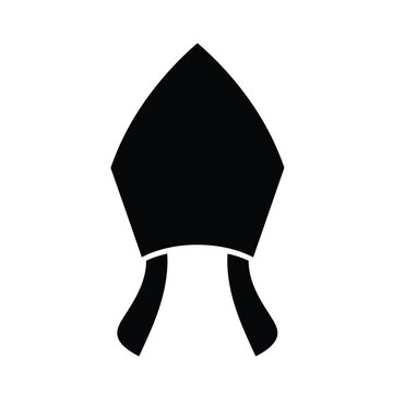 Bishop's mitre hat religious symbol icon