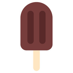 Chocolate Popsicle Ice Cream Vector