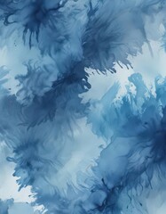 Abstract blue watercolor wash, vibrant texture, paper, artistic, canvas