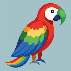 Flat Illustration Of A Small Flying Hummingbird Wi (1)