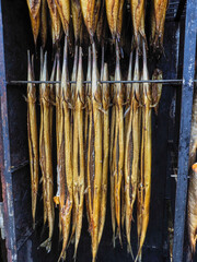 Sale of smoked herring