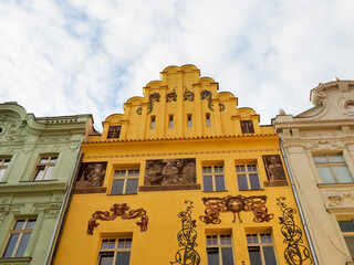Plzen, city center and historic buildings