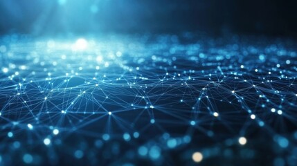 Obraz premium minimal networking technology background big data connectivity software development wallpaper