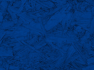 Navy blue plywood texture and background. Oriented strand board - OSB.