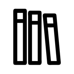 Bookshelf icon vector illustration library education knowledge learning study stack row design