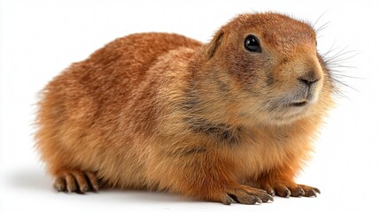 Fototapeta premium Cute Gopher Isolated on White Background for Design Projects