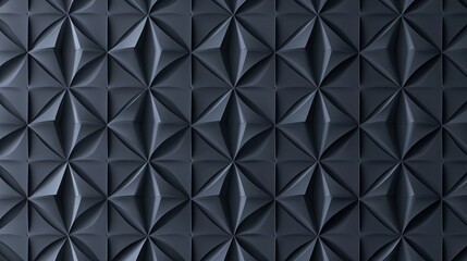 Fototapeta premium Dark Gray Background with Geometric Texture Abstract Modern Pattern Design